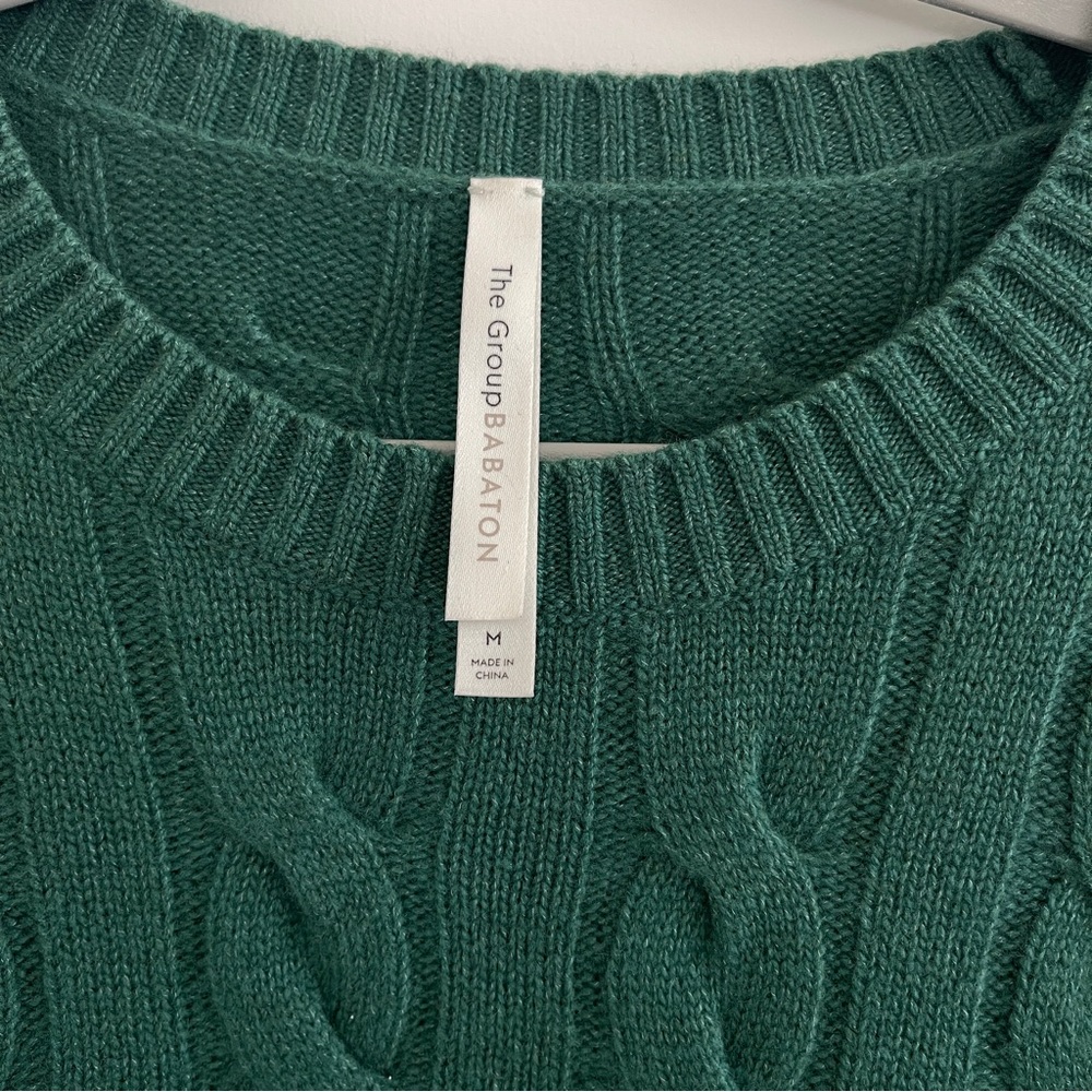ARITZIA Illustrator Sweater in Forest Green Size Medium - Picture 8 of 11